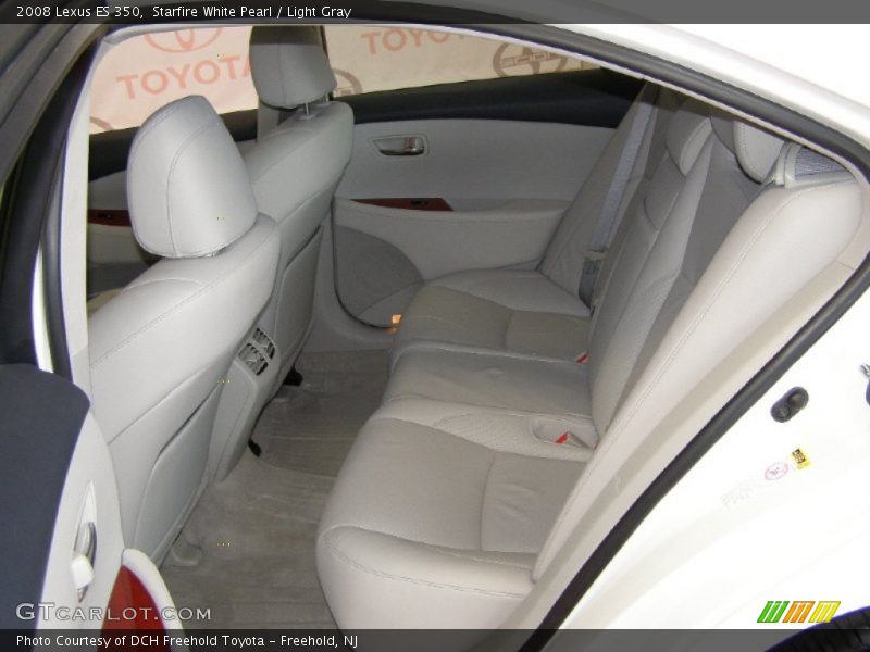 Starfire White Pearl / Light Gray 2008 Lexus ES 350