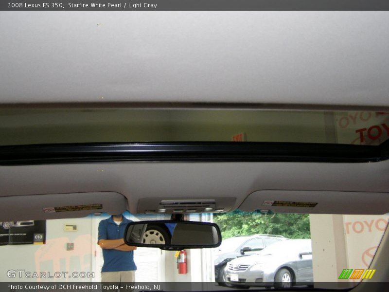 Starfire White Pearl / Light Gray 2008 Lexus ES 350