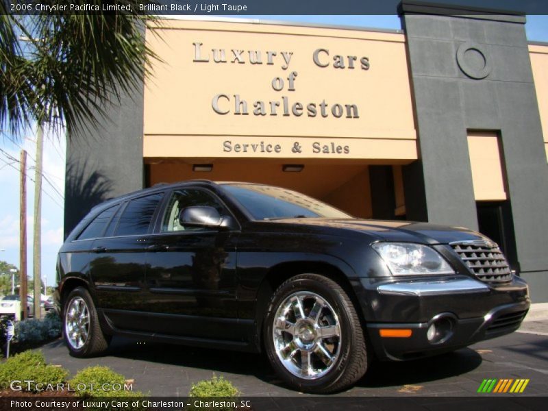 Brilliant Black / Light Taupe 2006 Chrysler Pacifica Limited