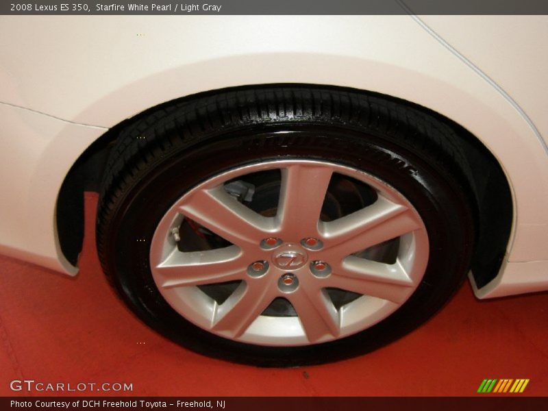 Starfire White Pearl / Light Gray 2008 Lexus ES 350