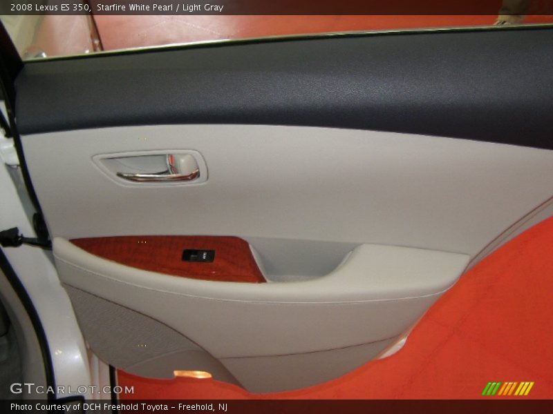 Starfire White Pearl / Light Gray 2008 Lexus ES 350