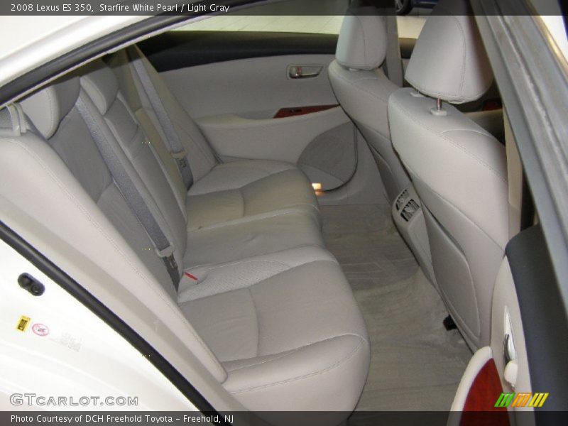 Starfire White Pearl / Light Gray 2008 Lexus ES 350