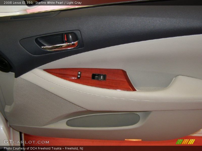 Starfire White Pearl / Light Gray 2008 Lexus ES 350