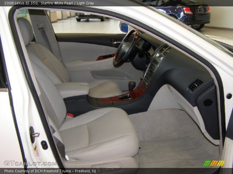 Starfire White Pearl / Light Gray 2008 Lexus ES 350
