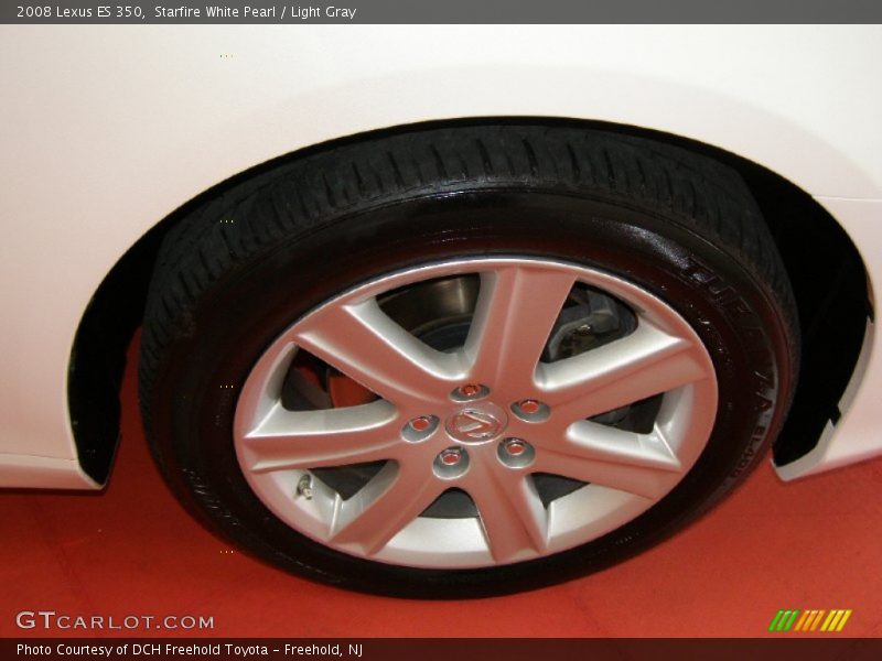 Starfire White Pearl / Light Gray 2008 Lexus ES 350