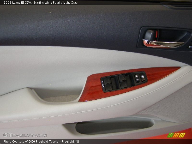 Starfire White Pearl / Light Gray 2008 Lexus ES 350