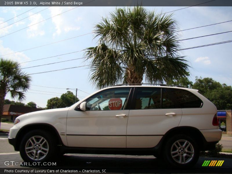 Alpine White / Sand Beige 2005 BMW X5 3.0i