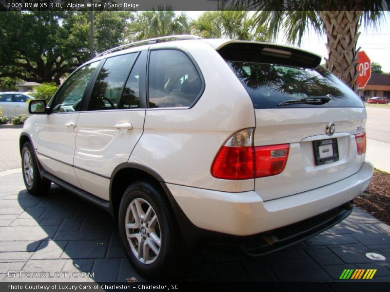 Alpine White / Sand Beige 2005 BMW X5 3.0i