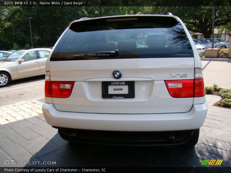 Alpine White / Sand Beige 2005 BMW X5 3.0i