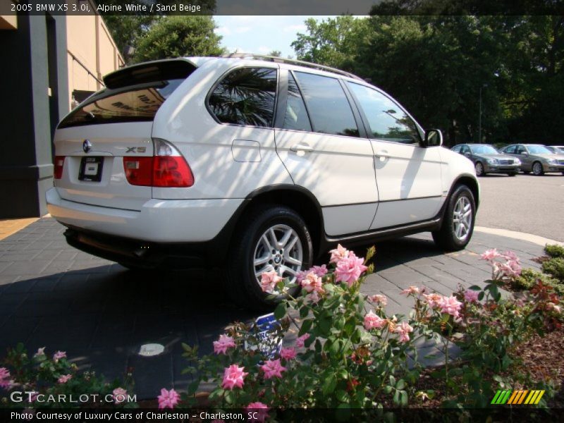 Alpine White / Sand Beige 2005 BMW X5 3.0i