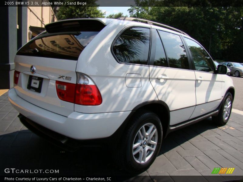 Alpine White / Sand Beige 2005 BMW X5 3.0i