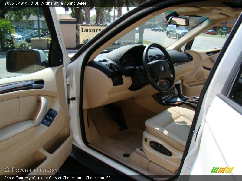 Alpine White / Sand Beige 2005 BMW X5 3.0i
