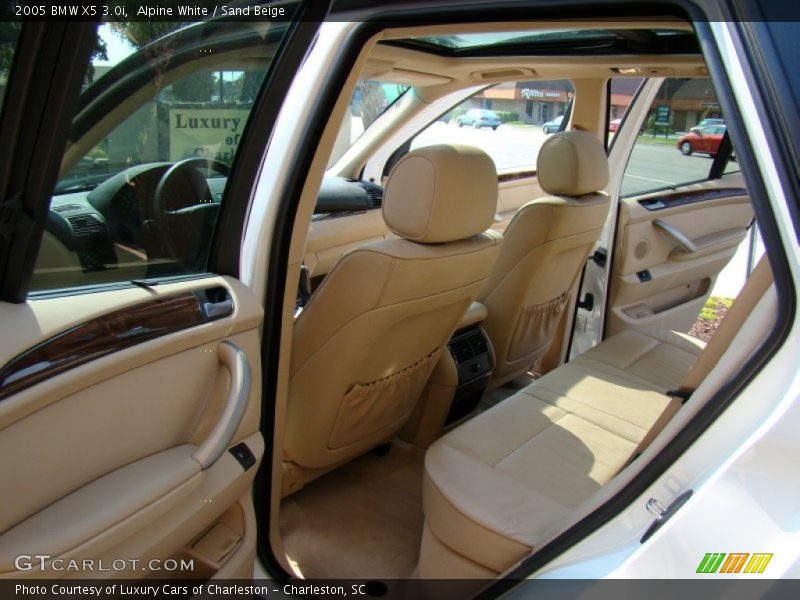 Alpine White / Sand Beige 2005 BMW X5 3.0i