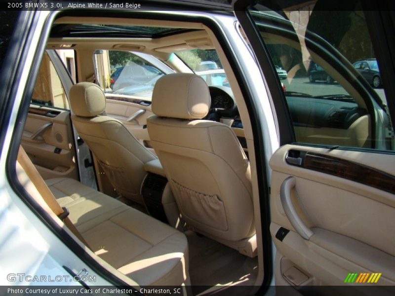 Alpine White / Sand Beige 2005 BMW X5 3.0i