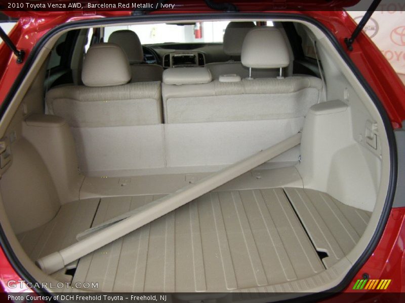  2010 Venza AWD Trunk