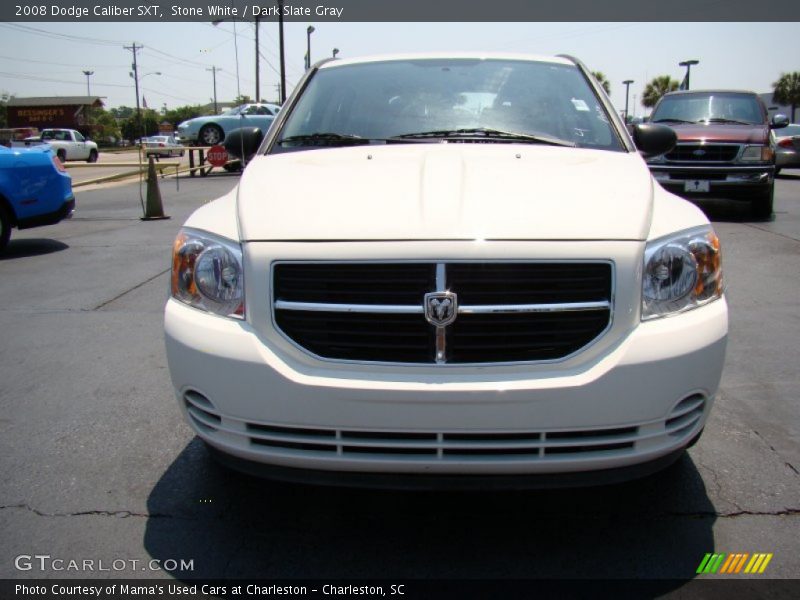 Stone White / Dark Slate Gray 2008 Dodge Caliber SXT