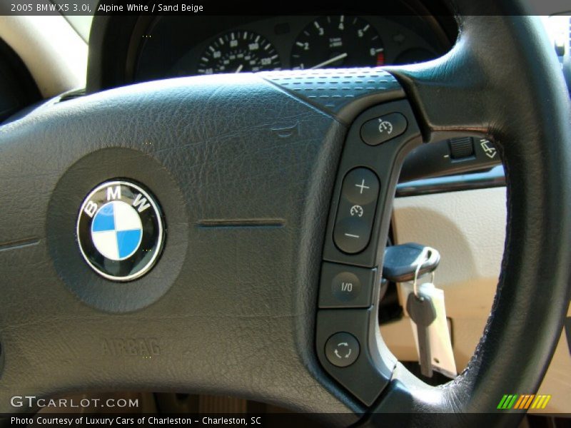 Alpine White / Sand Beige 2005 BMW X5 3.0i