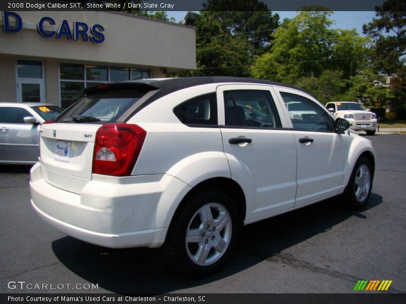 Stone White / Dark Slate Gray 2008 Dodge Caliber SXT