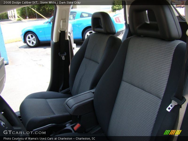 Stone White / Dark Slate Gray 2008 Dodge Caliber SXT