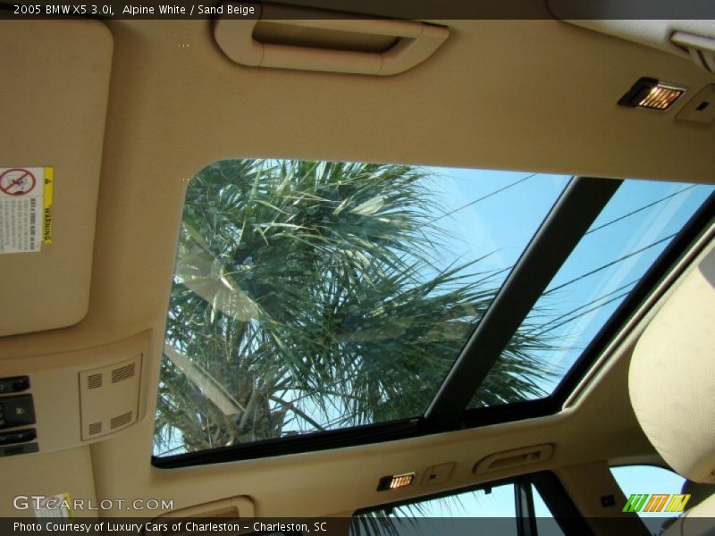Alpine White / Sand Beige 2005 BMW X5 3.0i