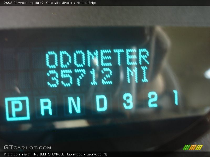 Gold Mist Metallic / Neutral Beige 2008 Chevrolet Impala LS