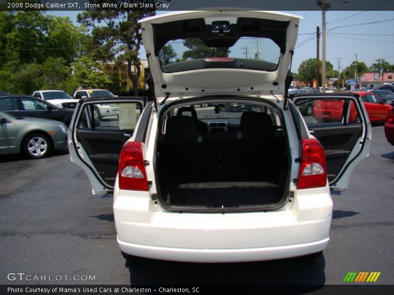 Stone White / Dark Slate Gray 2008 Dodge Caliber SXT