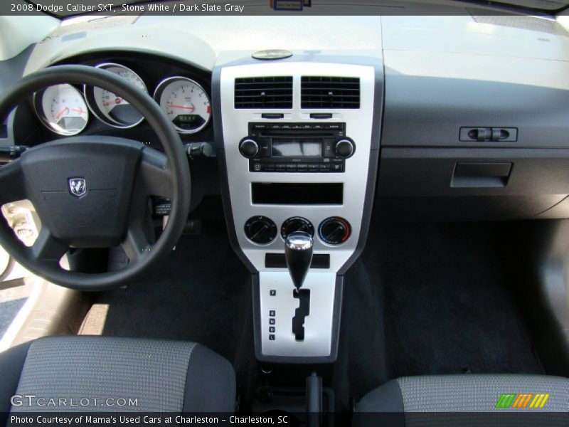 Stone White / Dark Slate Gray 2008 Dodge Caliber SXT
