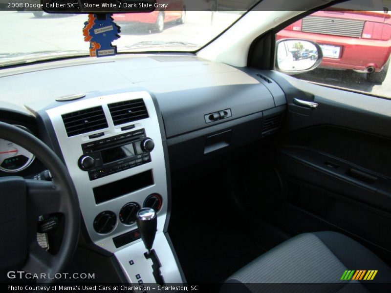 Stone White / Dark Slate Gray 2008 Dodge Caliber SXT