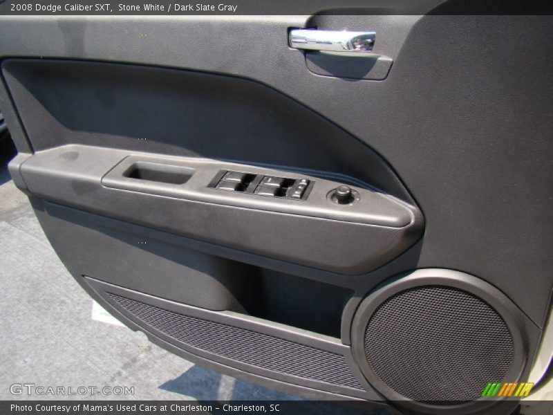 Stone White / Dark Slate Gray 2008 Dodge Caliber SXT