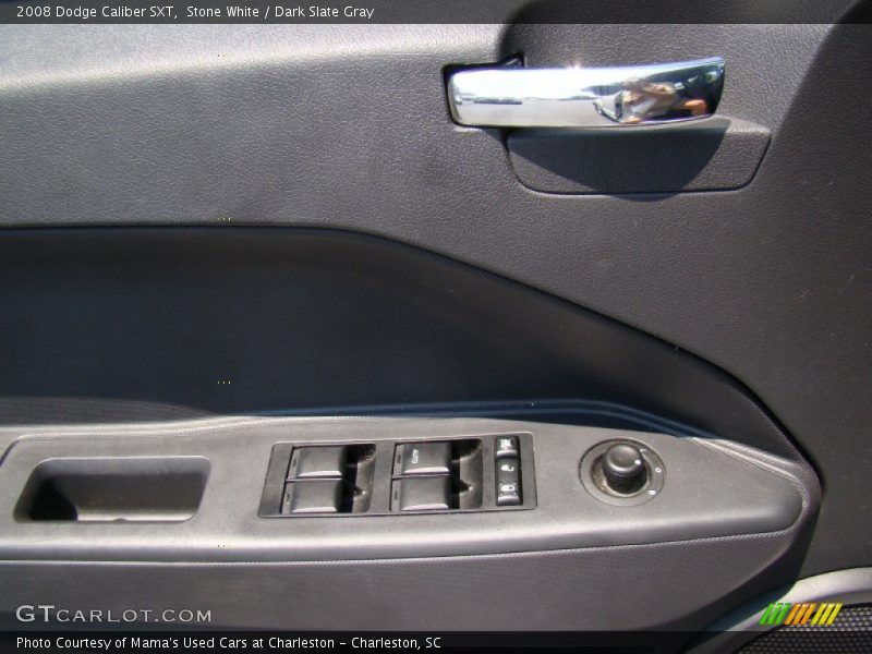 Stone White / Dark Slate Gray 2008 Dodge Caliber SXT