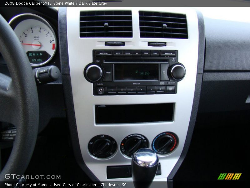 Stone White / Dark Slate Gray 2008 Dodge Caliber SXT