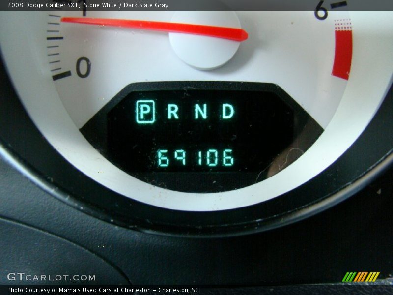 Stone White / Dark Slate Gray 2008 Dodge Caliber SXT