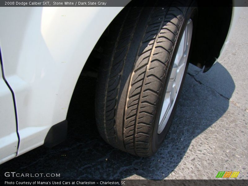 Stone White / Dark Slate Gray 2008 Dodge Caliber SXT