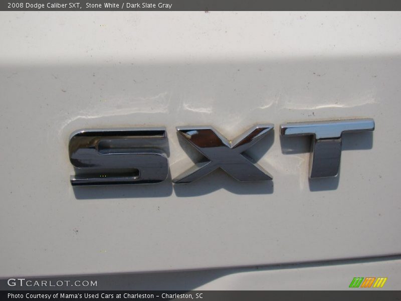 Stone White / Dark Slate Gray 2008 Dodge Caliber SXT