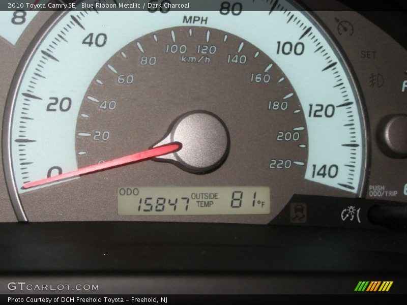 Blue Ribbon Metallic / Dark Charcoal 2010 Toyota Camry SE
