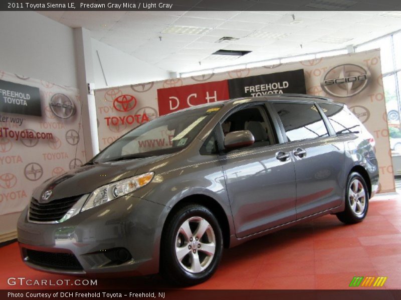 Predawn Gray Mica / Light Gray 2011 Toyota Sienna LE