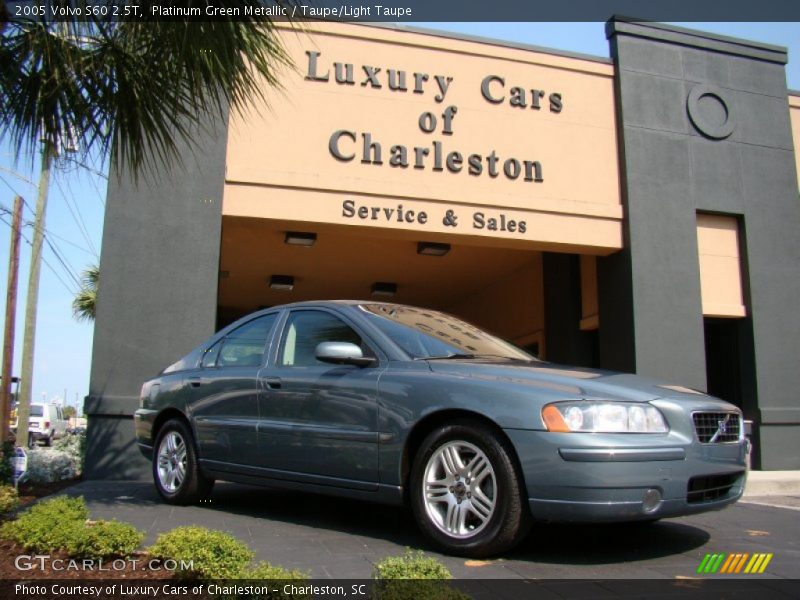 Platinum Green Metallic / Taupe/Light Taupe 2005 Volvo S60 2.5T