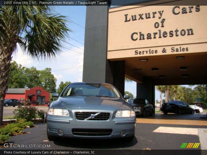 Platinum Green Metallic / Taupe/Light Taupe 2005 Volvo S60 2.5T