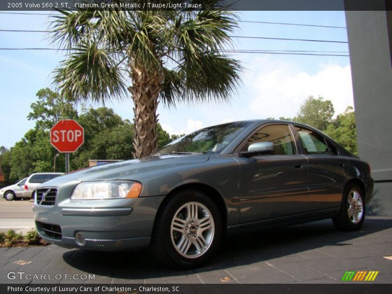 Platinum Green Metallic / Taupe/Light Taupe 2005 Volvo S60 2.5T