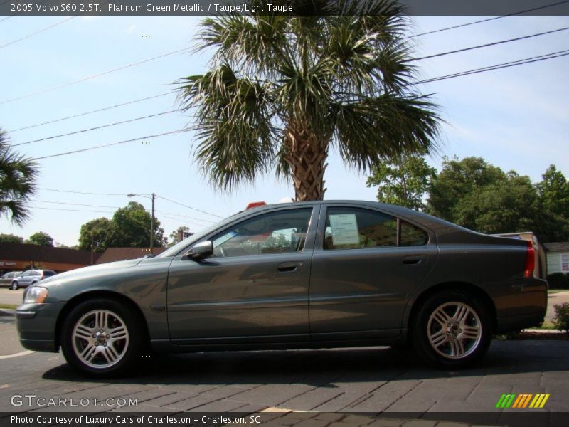 Platinum Green Metallic / Taupe/Light Taupe 2005 Volvo S60 2.5T