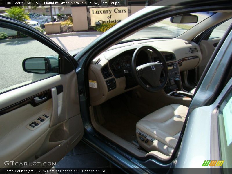 Platinum Green Metallic / Taupe/Light Taupe 2005 Volvo S60 2.5T