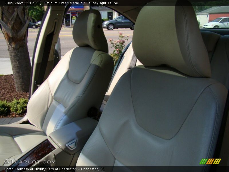 Platinum Green Metallic / Taupe/Light Taupe 2005 Volvo S60 2.5T