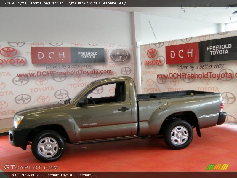 Pyrite Brown Mica / Graphite Gray 2009 Toyota Tacoma Regular Cab