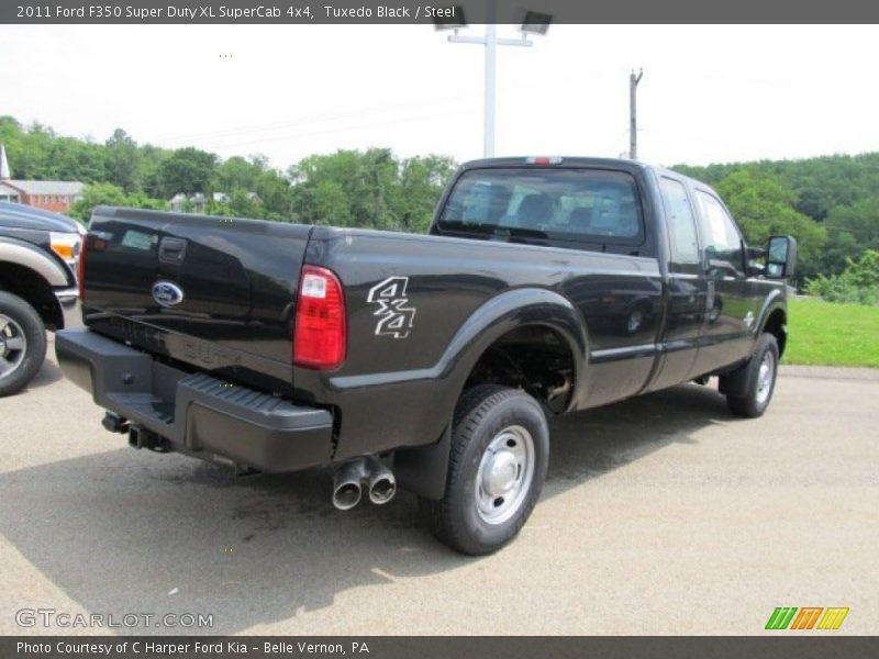 Tuxedo Black / Steel 2011 Ford F350 Super Duty XL SuperCab 4x4