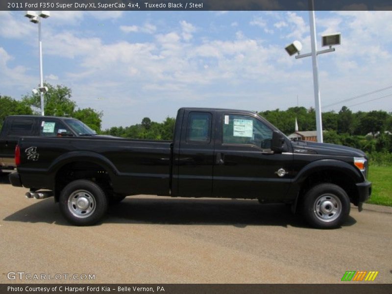 Tuxedo Black / Steel 2011 Ford F350 Super Duty XL SuperCab 4x4