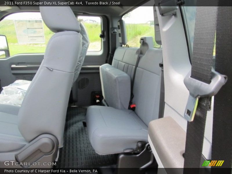  2011 F350 Super Duty XL SuperCab 4x4 Steel Interior
