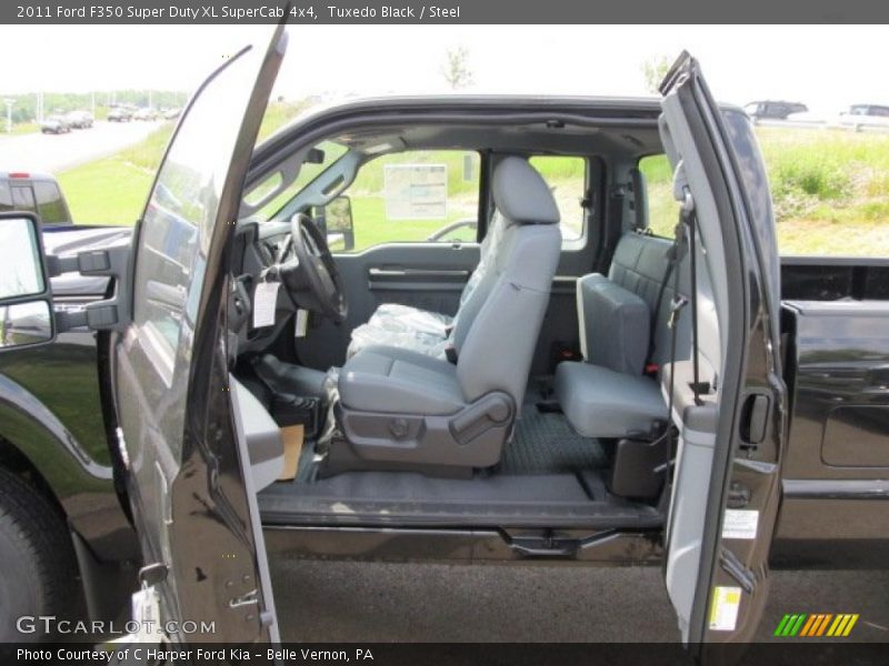  2011 F350 Super Duty XL SuperCab 4x4 Steel Interior