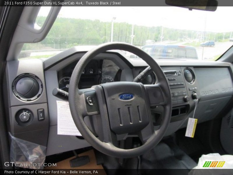  2011 F350 Super Duty XL SuperCab 4x4 Steering Wheel