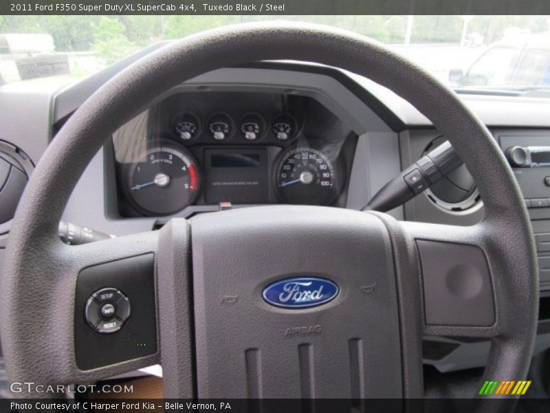  2011 F350 Super Duty XL SuperCab 4x4 Steering Wheel