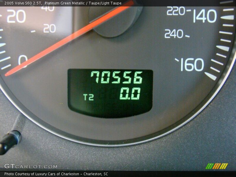 Platinum Green Metallic / Taupe/Light Taupe 2005 Volvo S60 2.5T